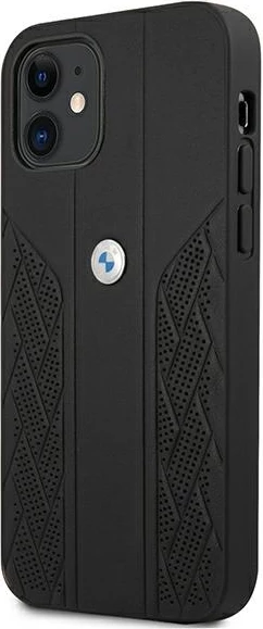 Mbështjellës BMW Curve Perforate për iPhone 12 mini, 5.4", i zi
