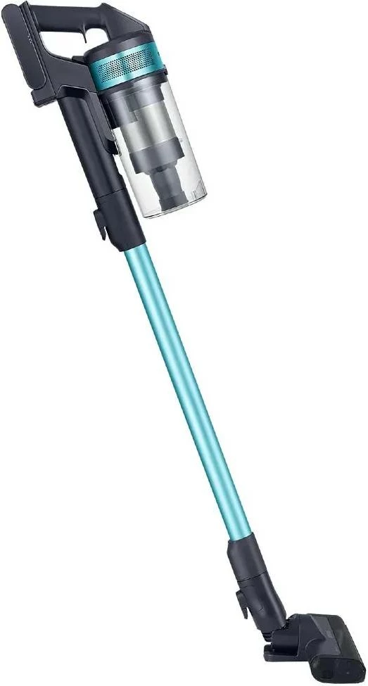 Fshesë me korrent pa kabllo, Samsung Jet 60 Turbo VS15A6031R1, thithje 150 W, sistem Jet Cyclone, filtrimi multi-shtresor, blu