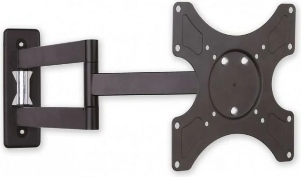 Mbajtës muri për TV/monitor Techly 301450, 19-37 inç, krah i dyfishtë, 25kg, i zi