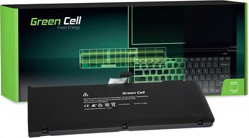 Bateri për laptop Green Cell A1286 për Apple MacBook Pro 15" 2009-2010, 11.1V 5200mAh, e zezë