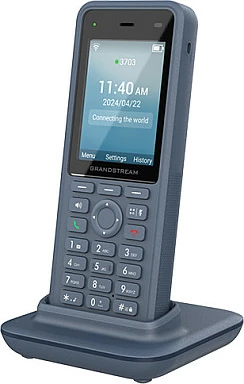 Telefon IP Wi‑Fi Grandstream WP836, 3 linja, Wi‑Fi 6, Bluetooth, IP69K, i kaltër