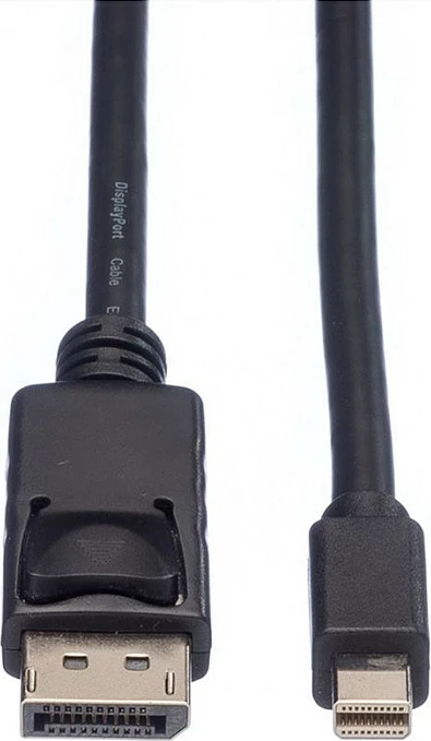 Kabllo DisplayPort ROLINE 11.04.5638, DP në Mini DP, 1.5 m, 1920x1200, e zezë