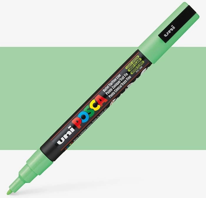 UNI POSCA PC-3M Marker – Light Green (Jeshile e Çelët)