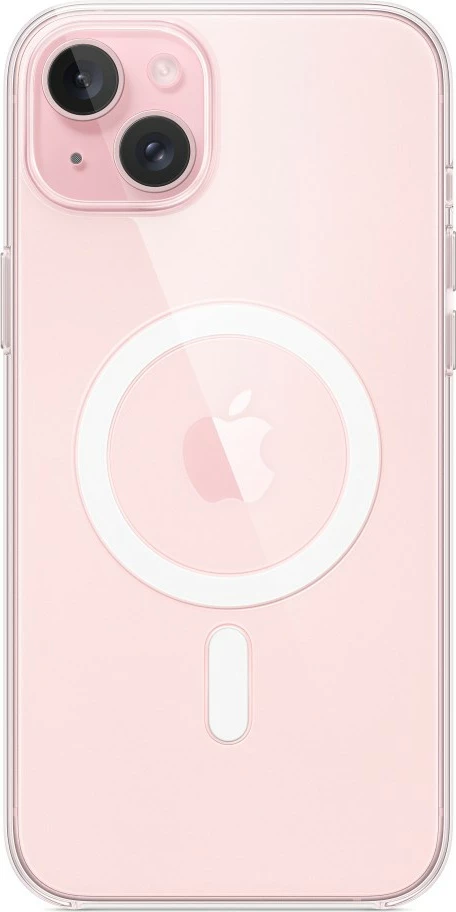 Mbështjellës Apple iPhone 15 Plus, MagSafe, transparent
