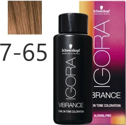 Ngjyrë per flokë Semi Permanente IG Vibrance 7-65 Medium Blonde Chocolate Gold, 60 ml