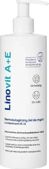 Xhel pastrues dermatologjik Linovit A+E 400ml