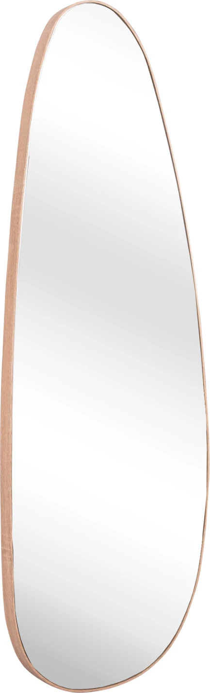 Pasqyrë muri CRITHER FH4486.03 kornizë MDF ngjyrë druri natyral 49x140H cm.