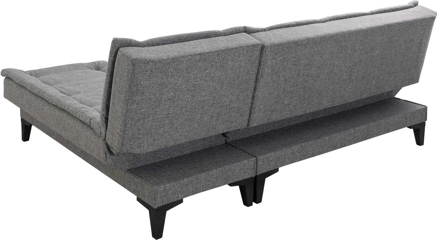 Kënd-sofë krevati Atelier del Sofa, Santo-S, ngjyrë gri e errët