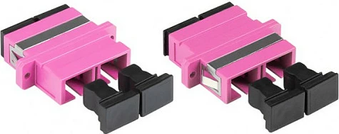 Adapter fibër optike GoodConnections LW-K209, SC Femër/Femër, OM4 multimode, vjollcë