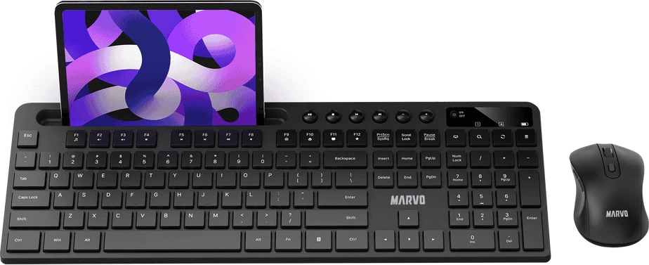 Set - Tastierë + Maus (2N1) MARVO KC411W EN BK