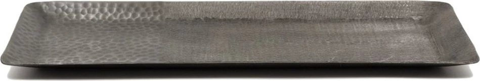 Tabaka dekorative FADE, alumini i zi, 50x18x2cm