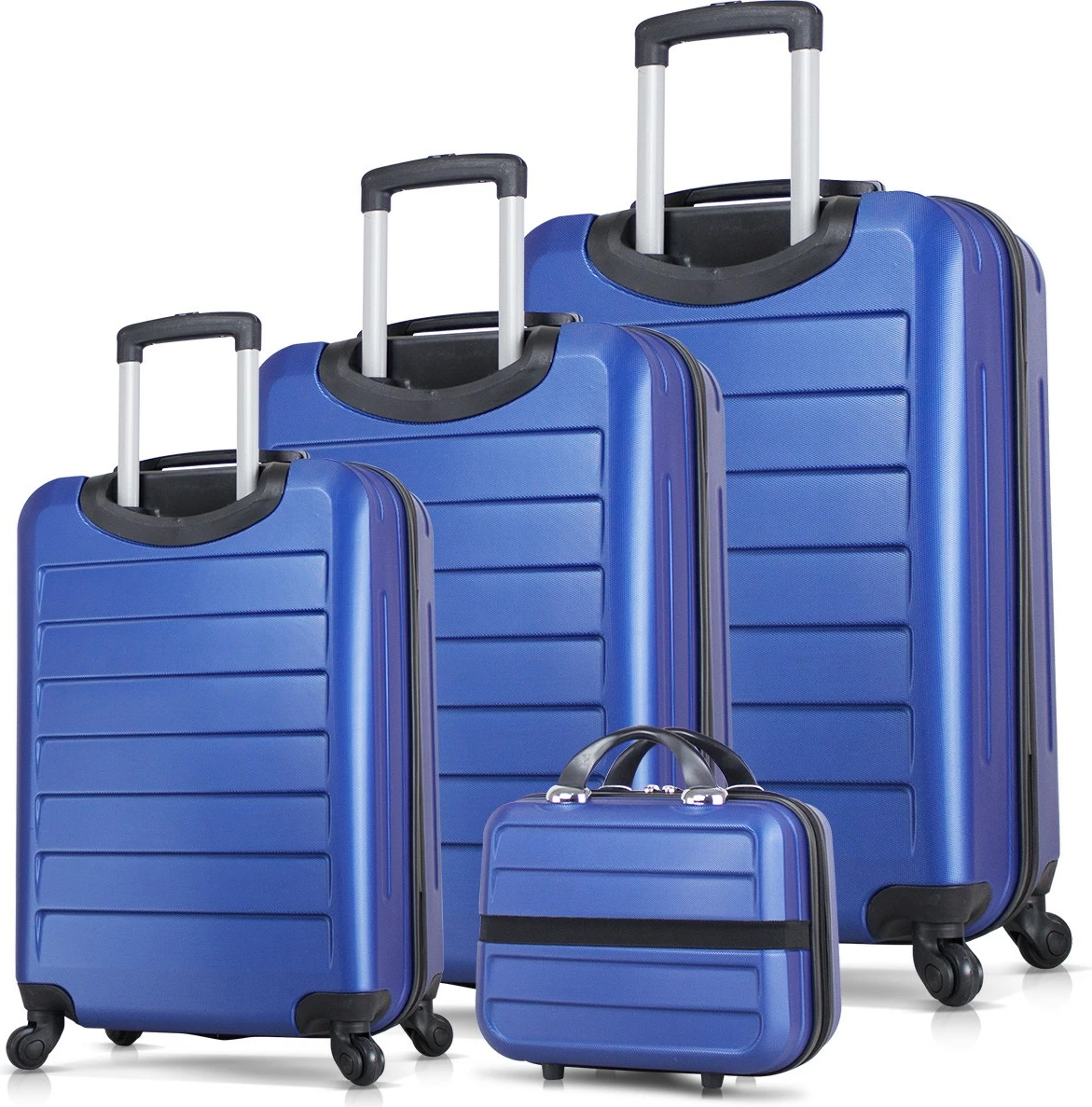 Set valixhesh (4 copë), ngjyrë kaltër, Zoozie Bags, 1536