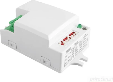 Sensor lëvizjeje me mikrovalë GTV AE-SRC812-MIN 180°/360°, 220-240V, 1200W, IP20, i bardhë