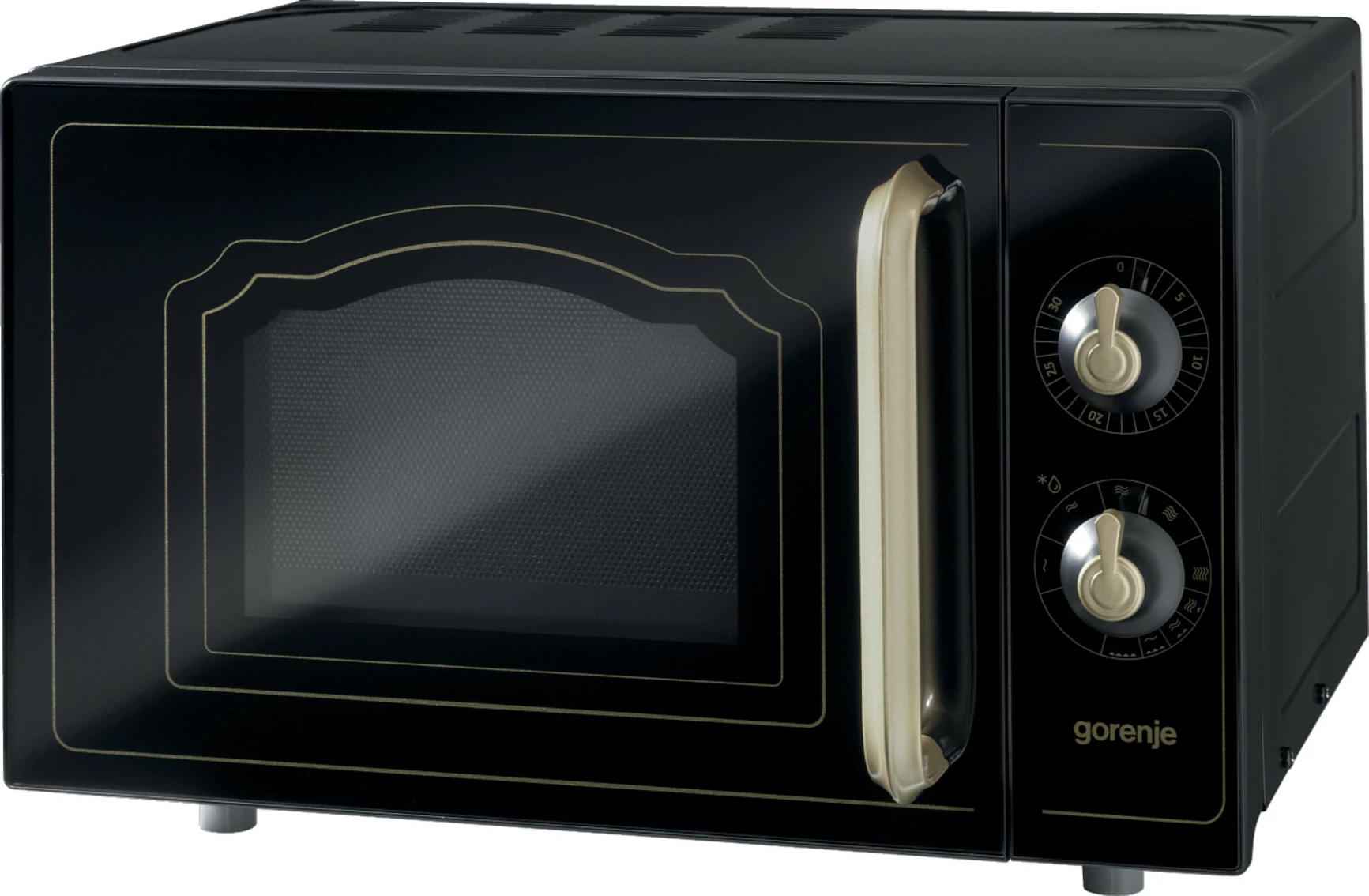 Mikrovalë me grill Gorenje MO4250CLB, 20L, 700W/800W, e zezë