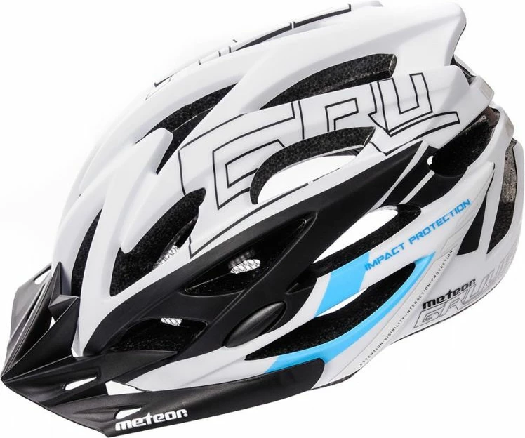 Helmetë për bicikletë Meteor Gruver, unisex, të bardhë