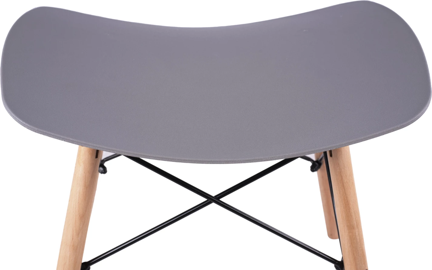 Karrige për bar me këmbë druri, Tonia FH0109.10, ngjyrë gri