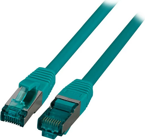 Kabllo rrjeti EFB Elektronik MK6001.0,25GR, Cat6a, 0.25m, S/FTP, RJ45-RJ45, 10Gbps, gjelbër