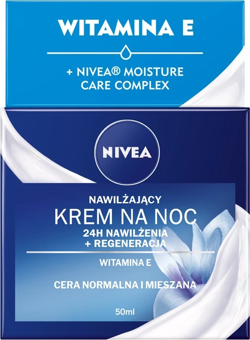 Krem nate hidratues Nivea 24H Hydration + Regeneration për femra, 50ml