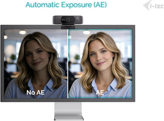 Webcam i-tec SOLOMON 500, 4K 60fps, PDAF, mikrofon i integrum, e zezë