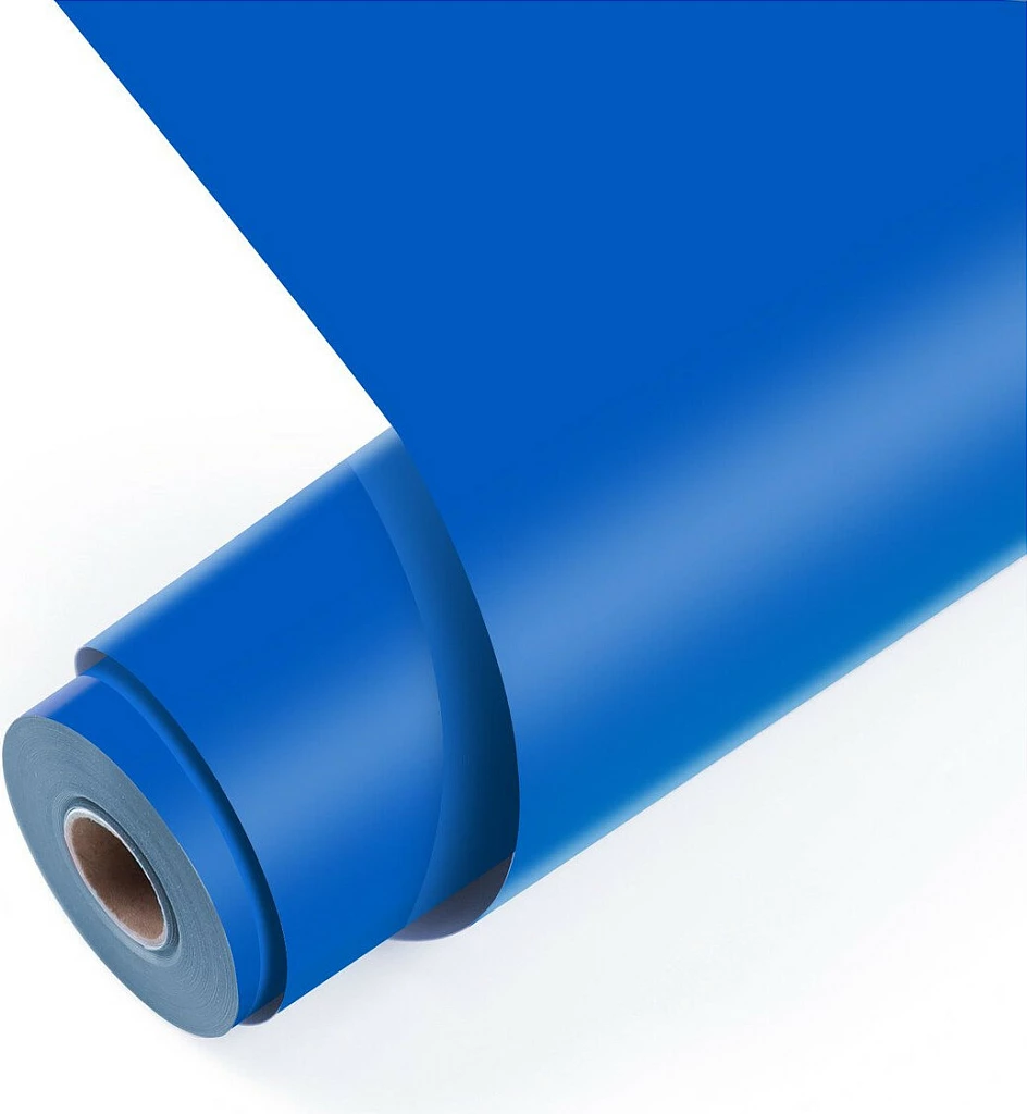 Folie vinili permanente LOKLiK, mat, 30.5 x 180 cm, blu mbretërore