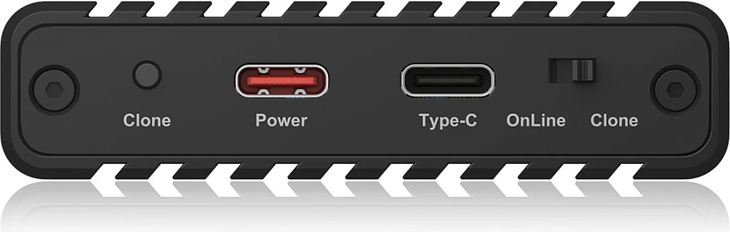 Kasë SSD ICY BOX IB-2817MCL-C31, USB-C 3.2, 2x M.2 NVMe, e zezë