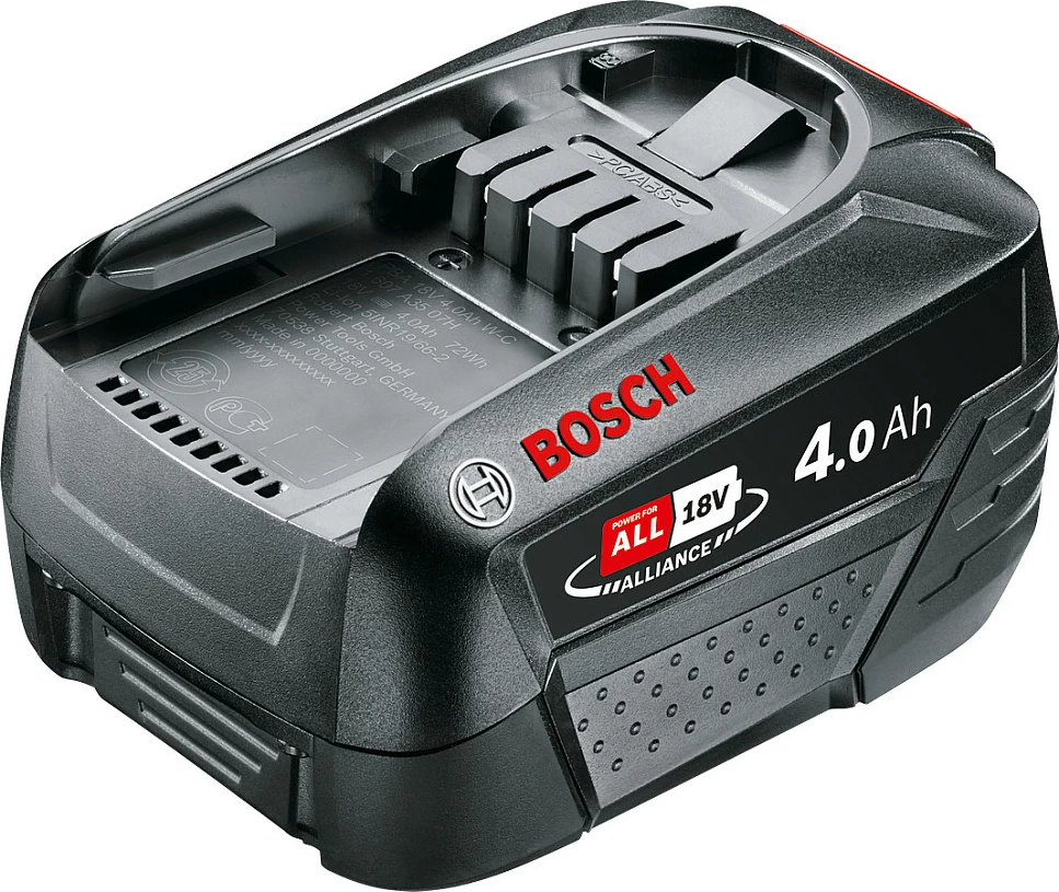 Bateri Bosch 1.600.A01.1T8, 18V 4.0Ah Li-Ion, e zezë