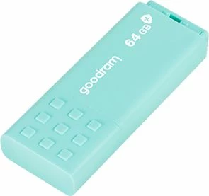 USB memorje GoodRam UME3 CARE 64 GB, USB 3.2 Gen 1, antibakteriale, mint