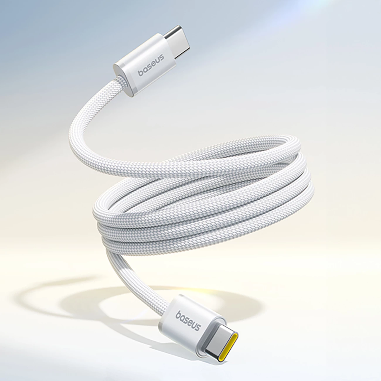 Kabllo USB-C në USB-C Baseus Dynamic 4 Pro, 1m, 100W, E bardhë