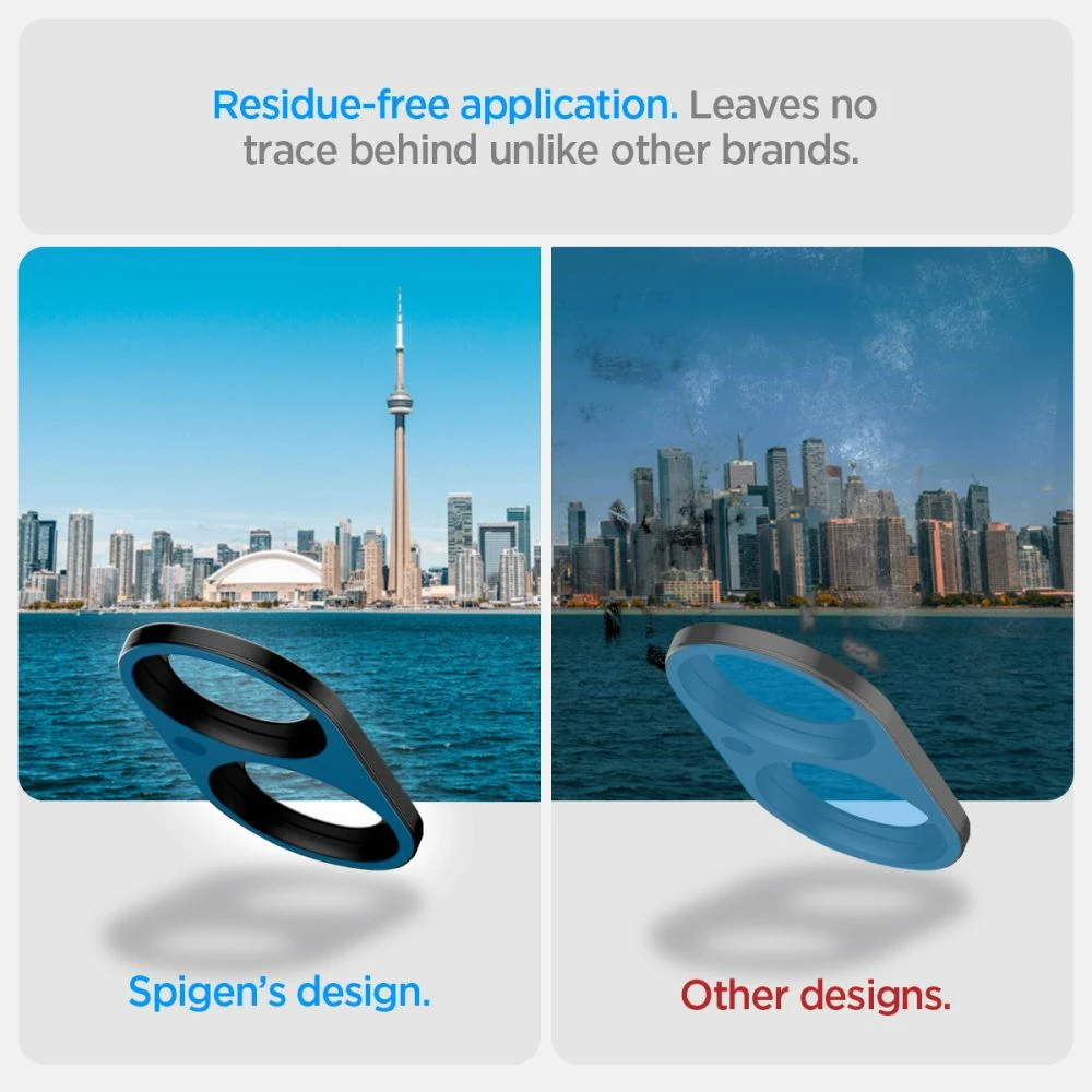 Mbrojtës lente kamere Spigen Optik Glas.Tr për iPhone 16/16 Plus, 2 copë, zi