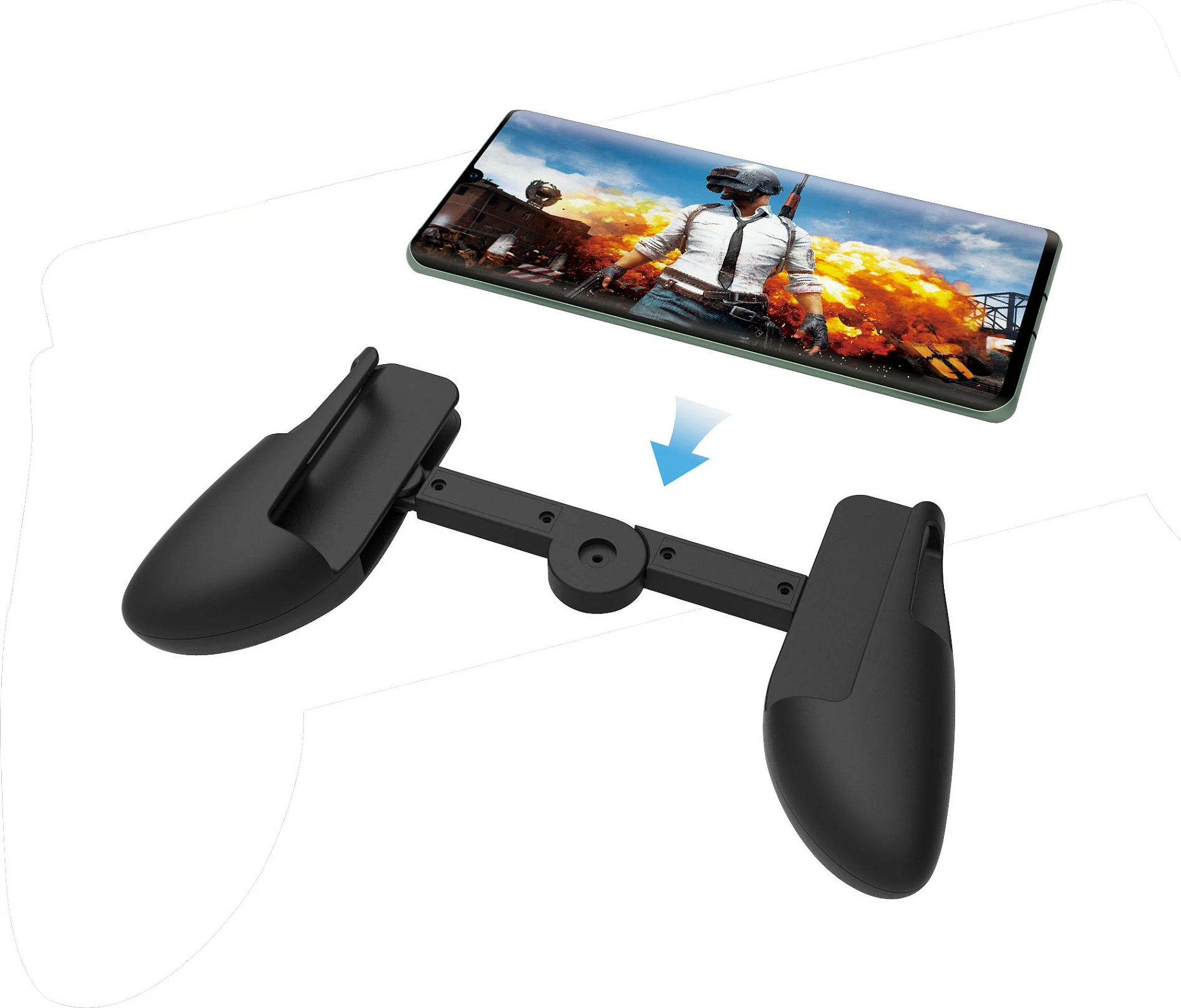 Kontroller për celular TerraTec ADD Controller, mbajtës me kapëse (clamp), i zi
