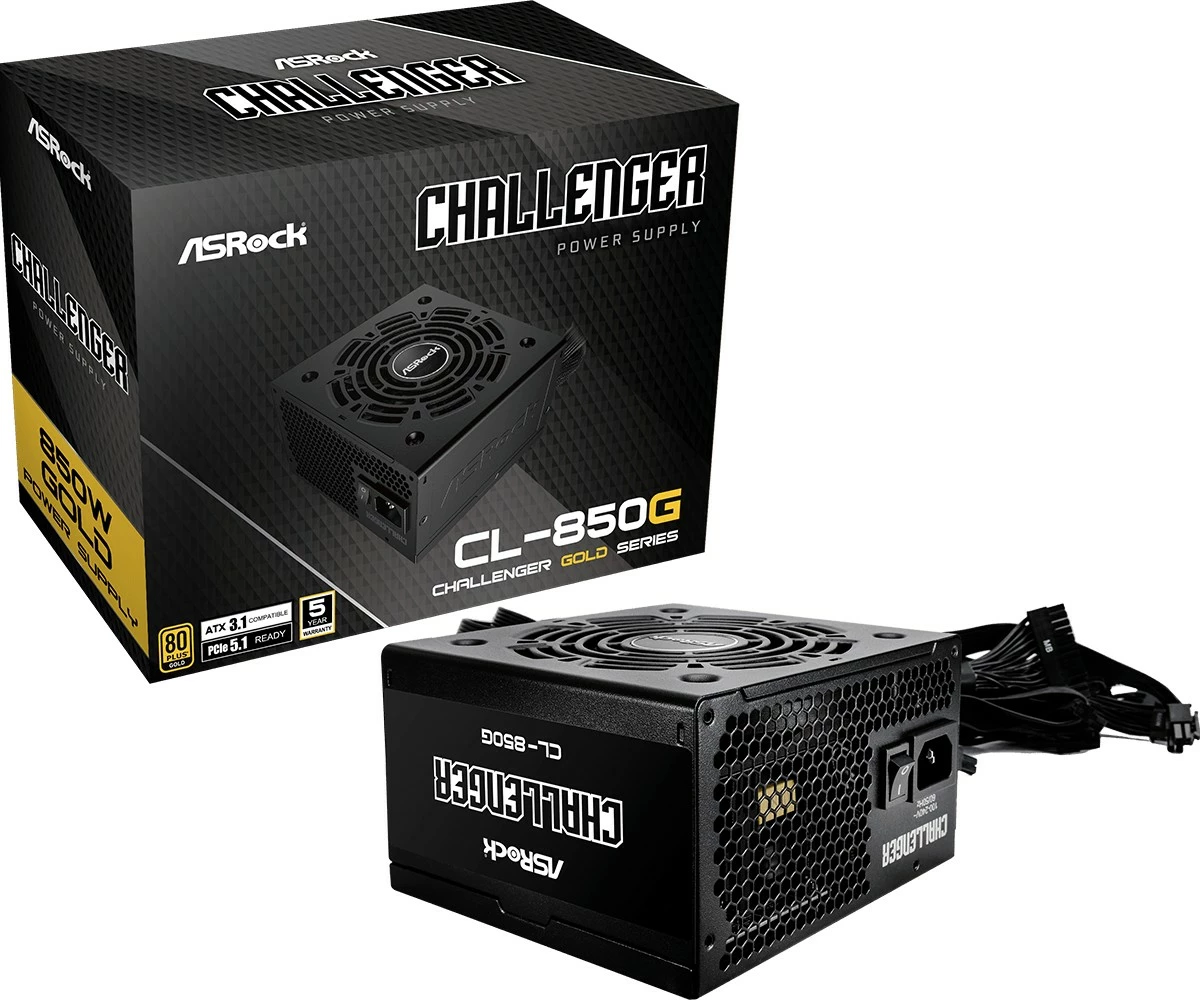 Kasë energjie ASRock CL-850G, 850W, 80 PLUS Gold, e zezë