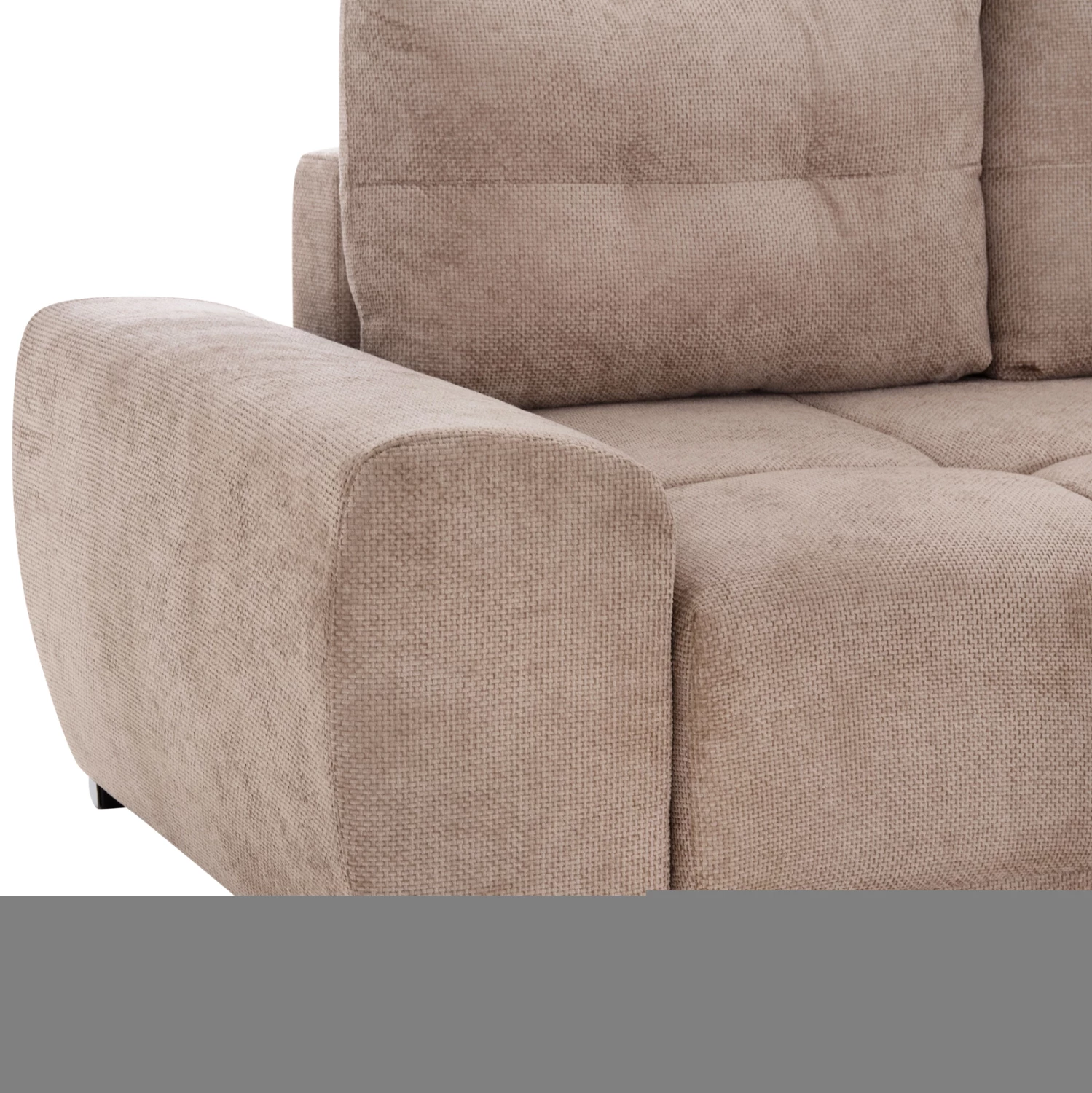 Kënd divani shtrat, kënd i djathtë, material bezhë, COMFYRA FH3336.03R, 270x181x75cm