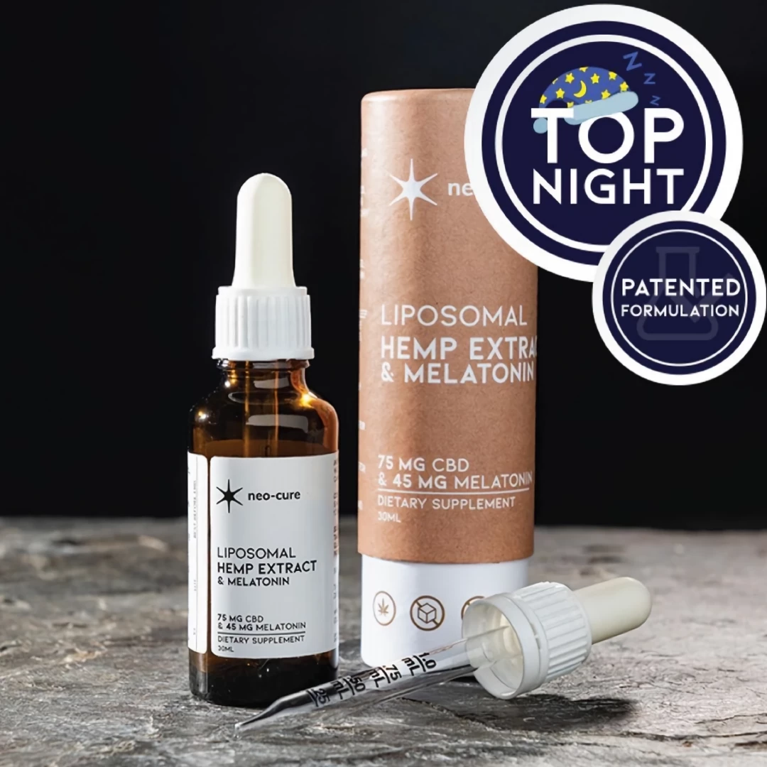 Liposomal Hemp Extract & Melatonin, 30 ml