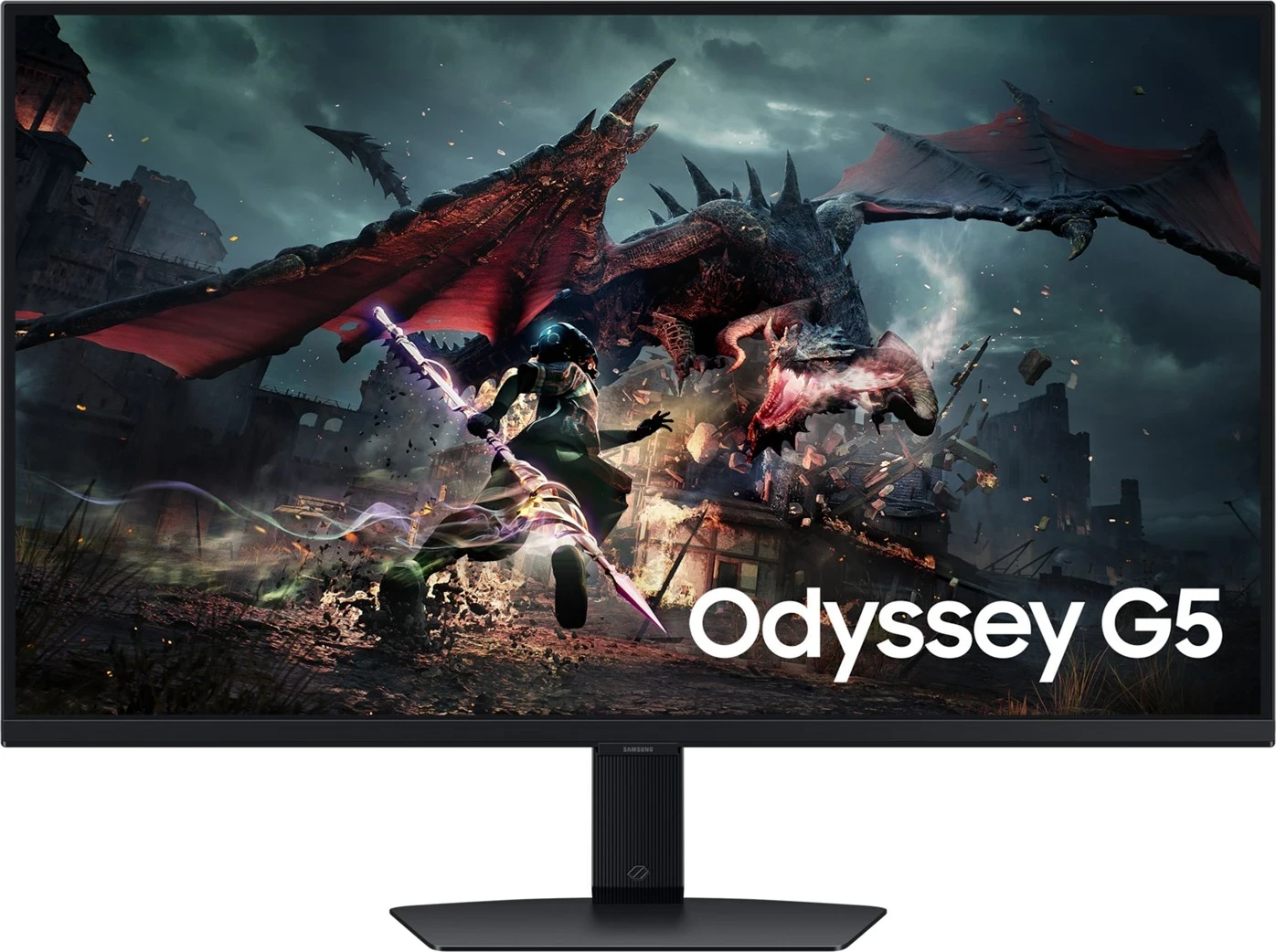 Monitor Samsung Odyssey G5, 32", Quad HD, 180 Hz, i zi