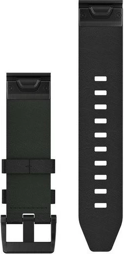 Rrip lëkure Garmin QuickFit për Smartwatch, 22mm, i zi