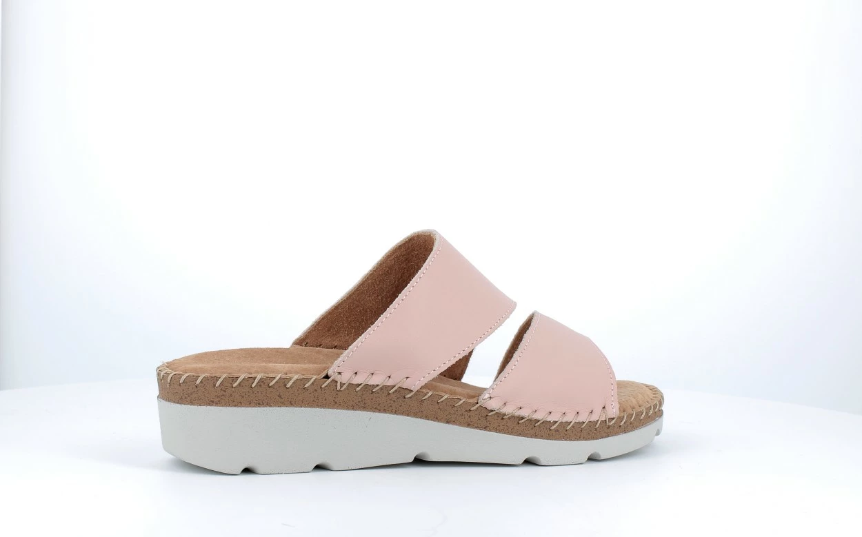 Sandale per femra LIA, rozë