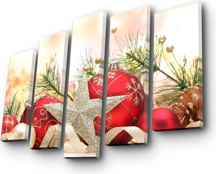 Pikturë dekorative në kanavacë (5 pjesë), Wallity, 5PATNOEL-3