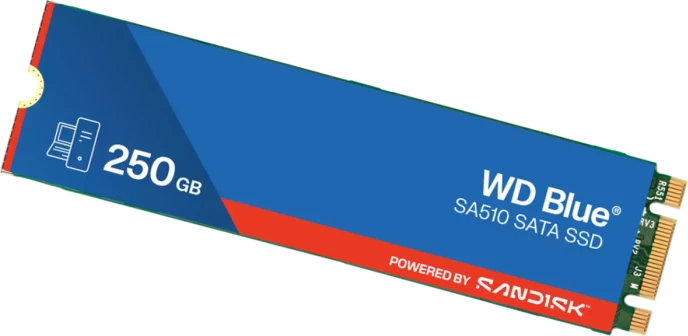 disk SSD SanDisk WD Blue SA510 250GB M.2 2280 SATA 6Gb/s, kaltër