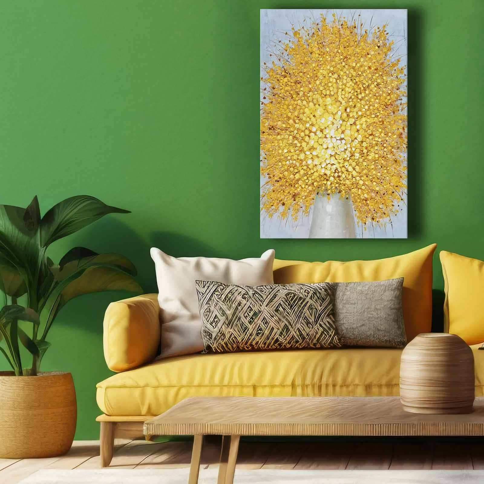 Pikturë dekorative në kanavacë, shumëngjyrëshe, 45x70cm, Wallity 4570softc-018