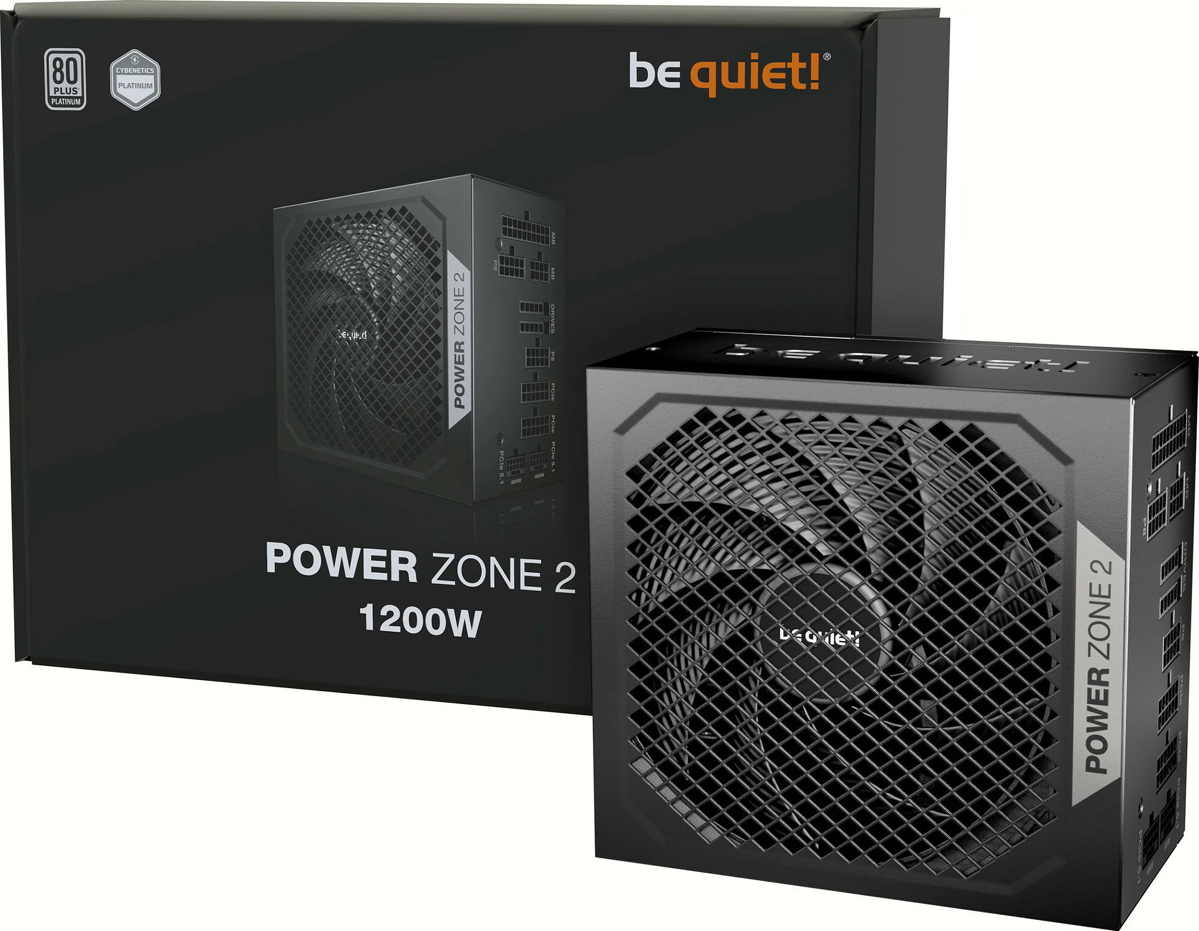 Furnizues rryme be quiet! Power Zone 2 1200W, 80 PLUS Platinum, Fully-Modular, ATX 3.1, i zi