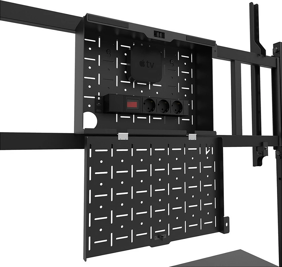 Karrocë mobile për TV/ekran Newstar Neomounts FL50-575BL1 MOVE Go XL, për 65"+, 125 kg, e zezë