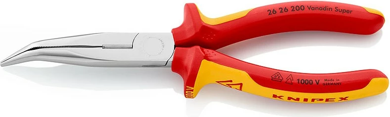 Pinca izoluese Knipex 26 26 200, 200mm, çelik, dorezë e kuqe/verdhe