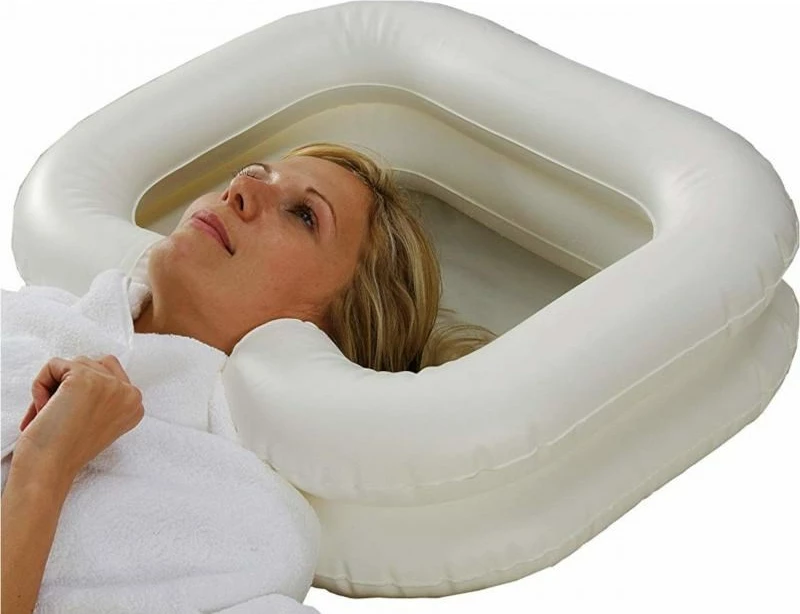 Pishinë e fryrë për larje koke REHA FUND RF-960, PVC, Bardhë