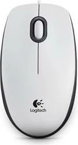 Maus Logitech B100 - USB, i bardhë