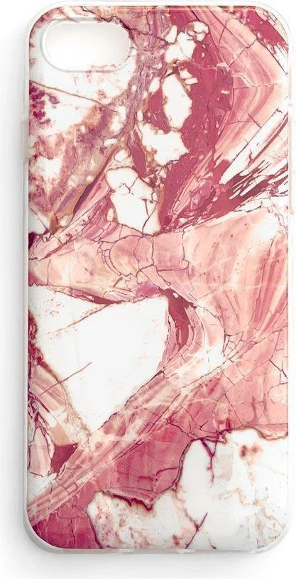 Mbështjellës Wozinsky Marble për Xiaomi Redmi Note 10 5G / Poco M3 Pro, rozë