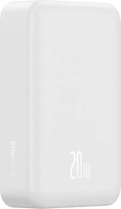 Powerbank Baseus Magnetic Mini 20000mAh, USB-C 20W, MagSafe, e bardhë