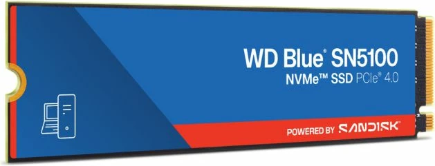 disk SSD SanDisk WD Blue SN5100 500GB M.2 2280 PCIe 4.0 NVMe, WDS500G5B0E