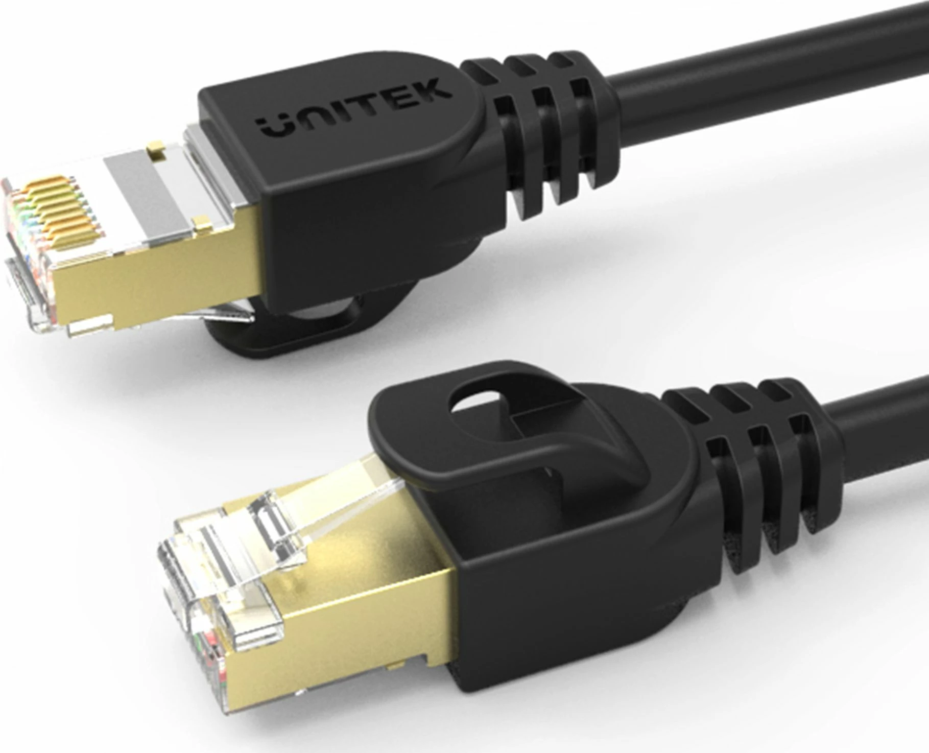 Kabllo rrjeti Unitek C1808HBK Cat.7 S/FTP RJ45-RJ45 0.5 m, e zezë