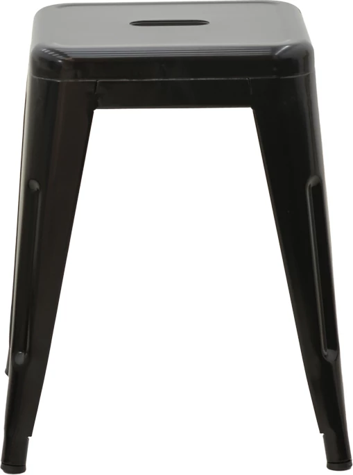 Karrige për bar Utopia metalike e zezë 30x30x45cm