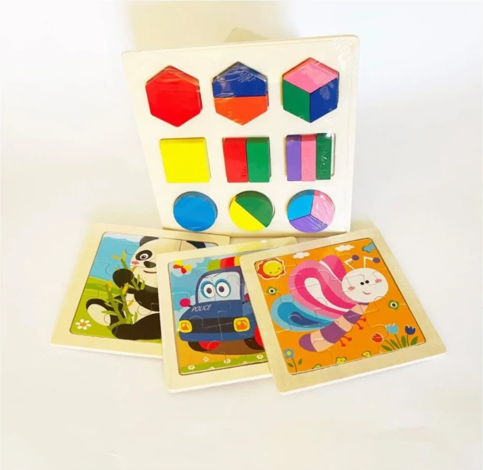 Set puzzle Hutini 10041, 4 copë